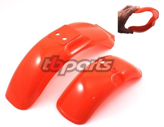 Honda Z50R Front and Rear Fender Set 1979 - 1987 - RED
